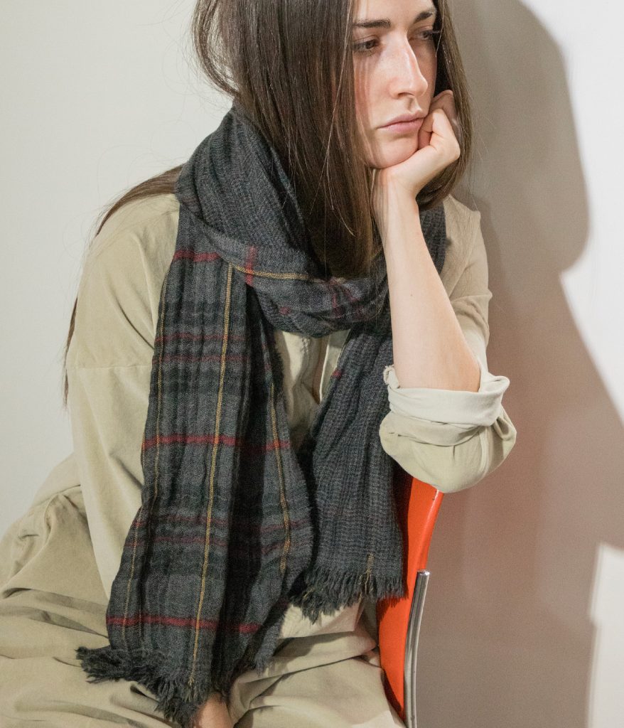 CELINE 19AW ウールマフラー　SCARF IN TARTAN WOOL CELINE 19AW ウールマフラー SCARF IN TARTAN WOOL