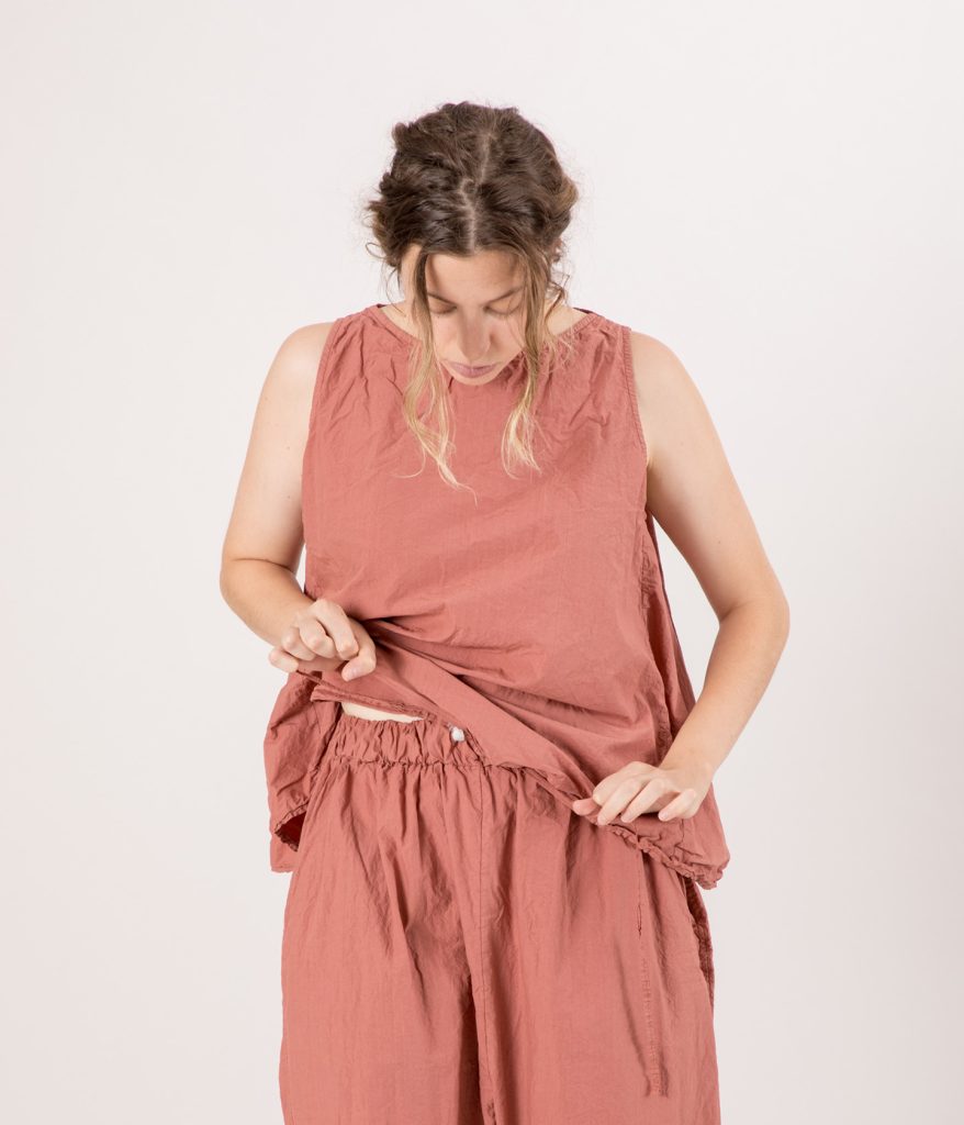 トップス ALBUM DI FAMIGLIA DRAWSTRING TANK TOP ALBUM DI FAMIGLIA DRAWSTRING TANK TOP
