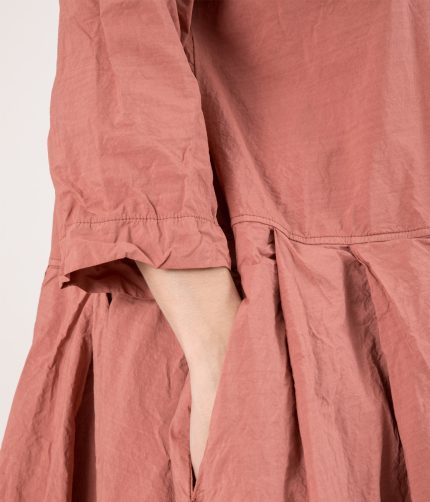 PLEATED COLLAR DRESS TC