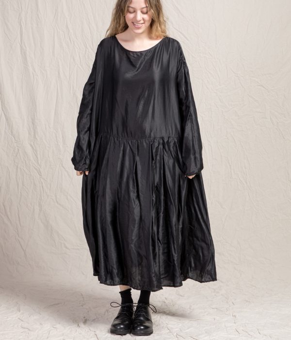 PLEATED BOATNECK DRESS SC - immagine 4