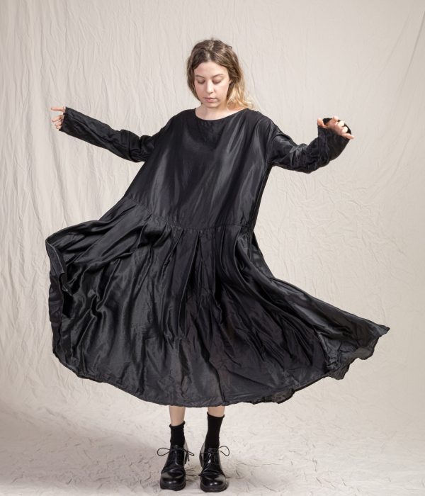 PLEATED BOATNECK DRESS SC - immagine 2