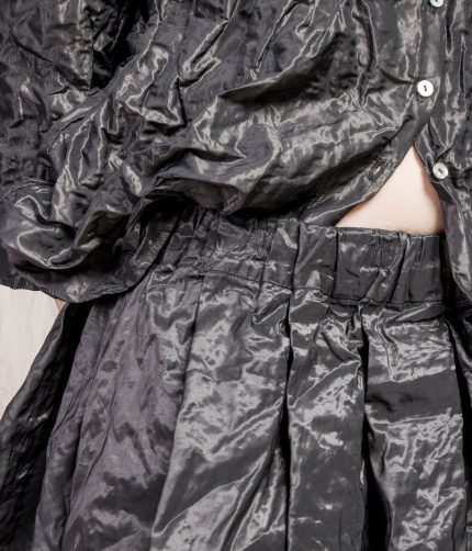 PLEATED LONG SKIRT TM