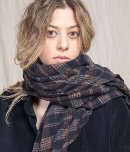 TARTAN TRIANGLE SCARF