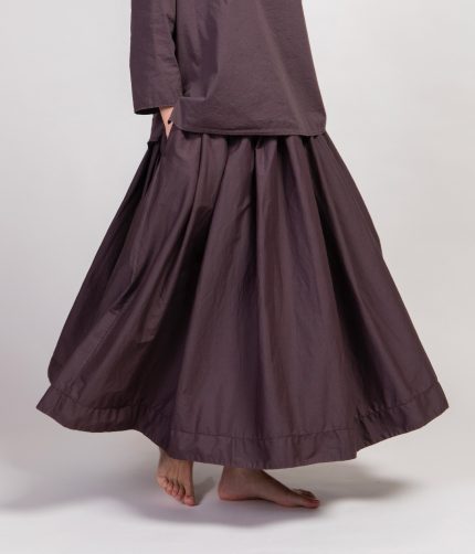 PLEATED LONG SKIRT TSL