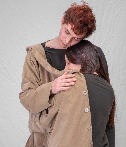 BELTED LOOSE COAT V